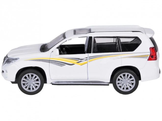 Toyota Land Cruiser Prado Metal Model SUV with Lights and Sound