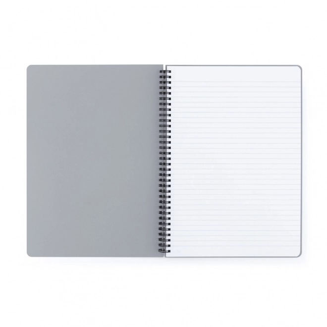 Pastelini Gray Spiral Notebook A4