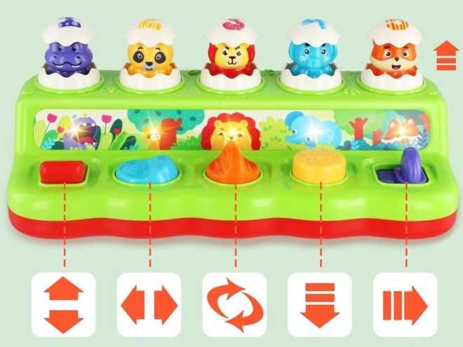 Pop-up Animal Interactive Toy