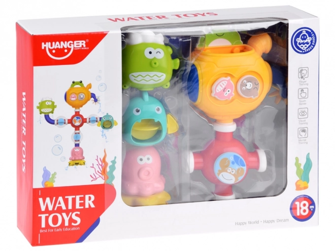 Colorful Water Mill Bath Toy