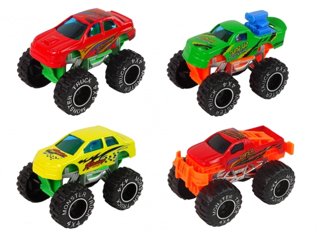 Monster Truck Toy Car Set Various Colors