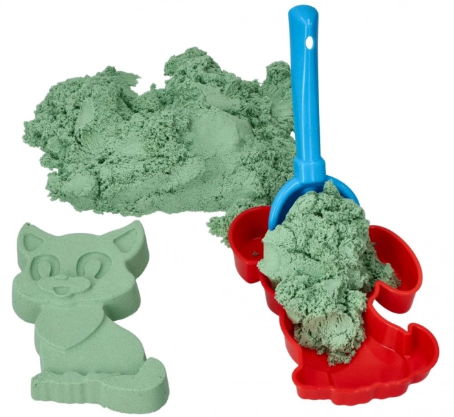 Kinetic Sand 2 Kg Mint with Animal Molds and Shovel