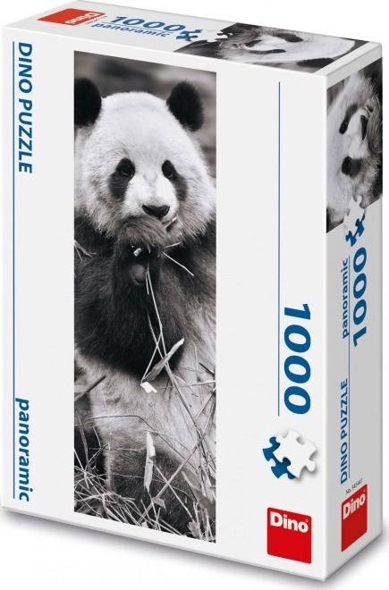 Dino vertical puzzle panda in the grass 1000 pieces