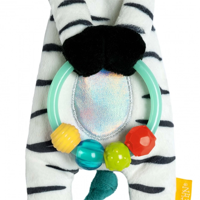 Plush Zebra Rattle