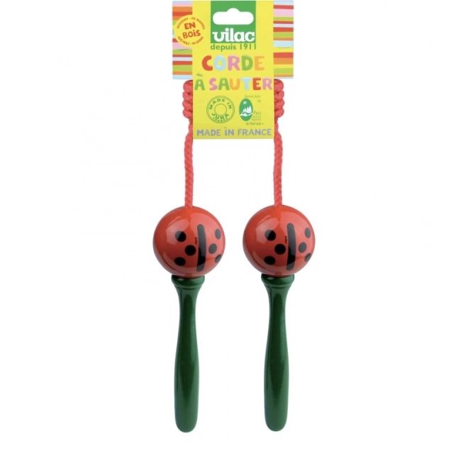 Jump Rope with Ladybug Design