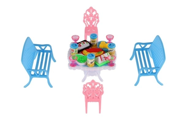 Doll Furniture Set - Table and Chairs