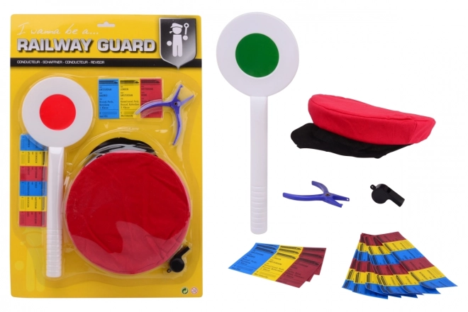 Train Conductor Set with Cap