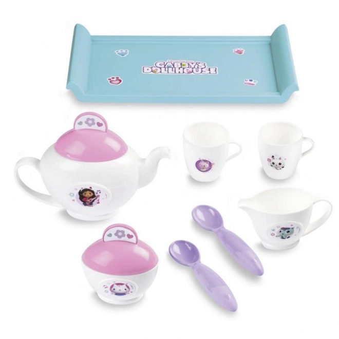 Cat Gabby Playhouse Tea Set with Tray