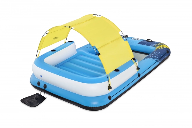 Inflatable Floating Island 4-Person with Sunshade