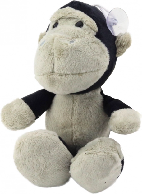 Small plush monkey with suction cup 16 cm