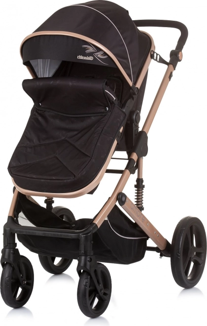 Chipolino stroller Amore 2-in-1 Jungle – Obsidian, Gold