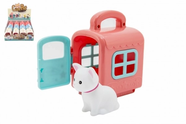 Pet Transport Box with Figure