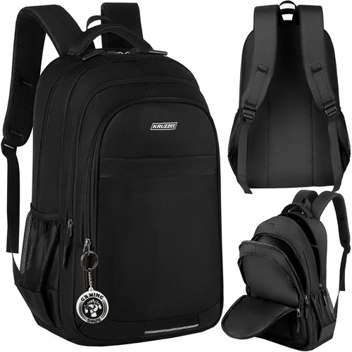 Large Black Backpack 45L