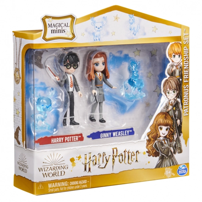 Harry Potter and Ginny with Patronus Figures