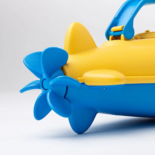 Green Toys Submarine with Blue Handle