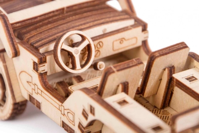 Wooden 3D Puzzle Jeep