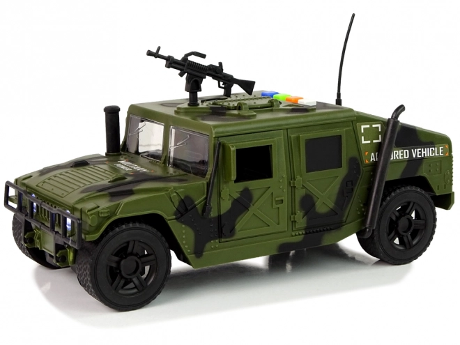 Military Vehicle with Friction Drive and Sound