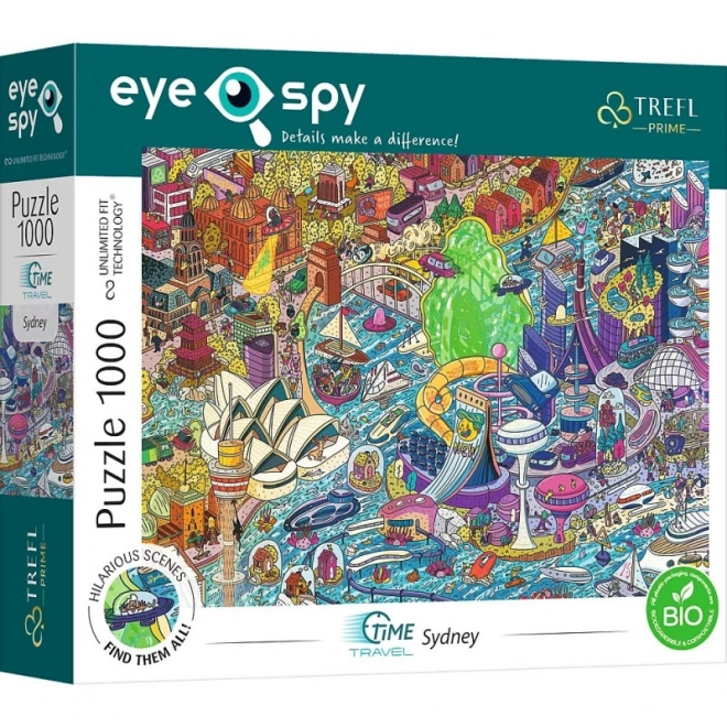 Trefl Puzzle Eye-Spy Time Travel: Sydney 1000 Pieces