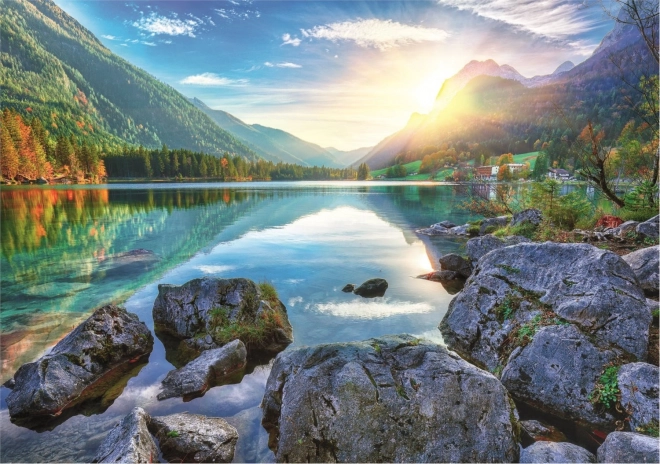 Lake Hintersee Germany 1000 Piece Puzzle and Sorter