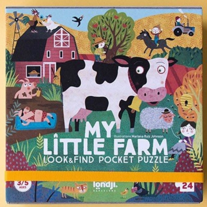 Zakpuzzel Kleine Boerderij 24 stukjes