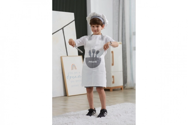 Kids Chef Apron and Hat Set