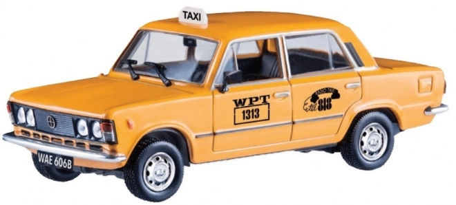 Vintage Taxi Fiat 125P from the Series Zmiennicy