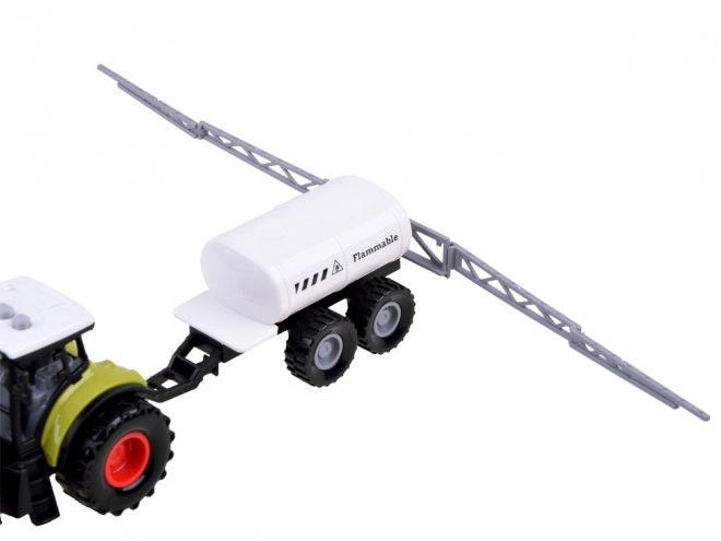 Farmer Tractor and Trailer Set