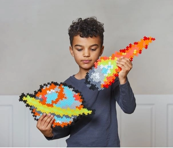 Plus-Plus puzzle számok alapján - űr, 500 darab