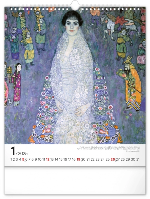 Wall Calendar Gustav Klimt 2025