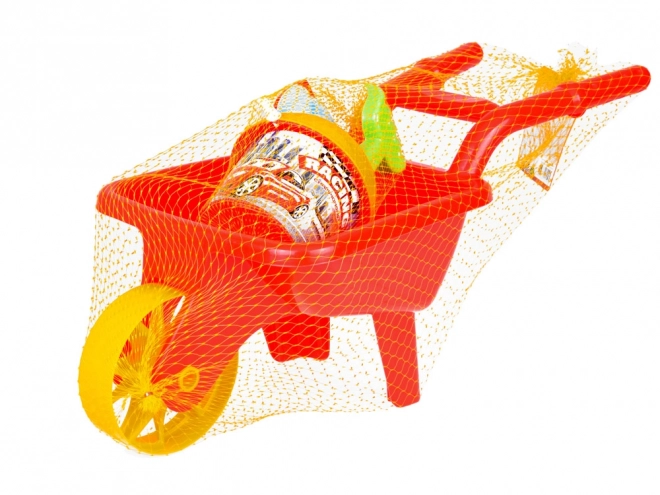 Kids Garden Wheelbarrow Set – Red