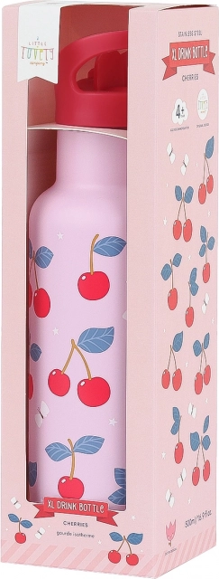 Stainless Steel Drinking Bottle Cherries 500 ml