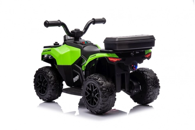 Quad per bambini a batteria verde