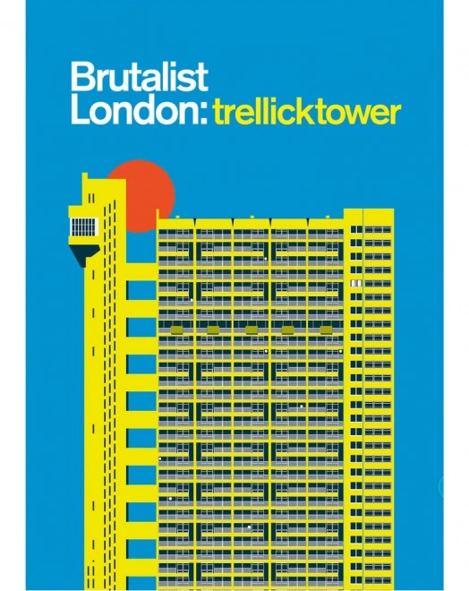 Brutalist Tower London Puzzle 500 Pieces