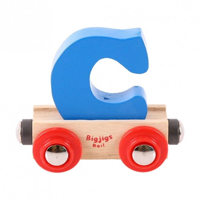 Wooden Alphabet Wagon - Letter C