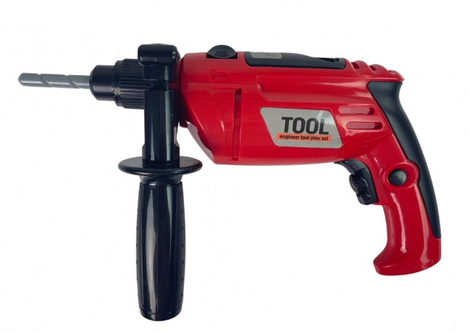 Drill Toy for Little Handyman with Screws and Bits