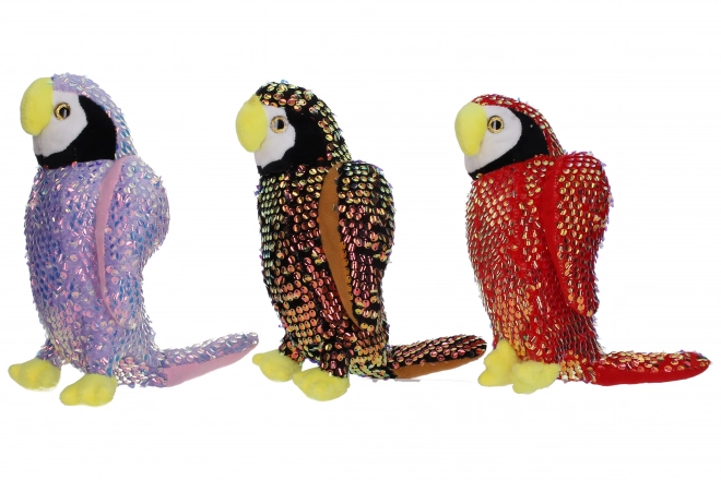 Plush Parrot with Sequins