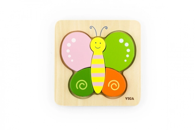 Wooden Puzzle Butterfly for Toddlers