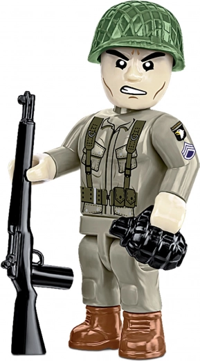 Két katonafigura felszereléssel