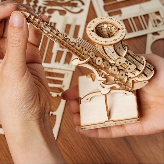 Wooden 3D Puzzle Saxophone