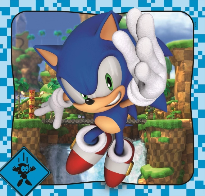 Sonic Super Color 3x48 Jigsaw Puzzles