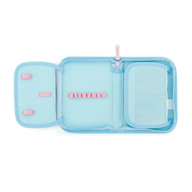 Kolibri school pencil case with two flaps