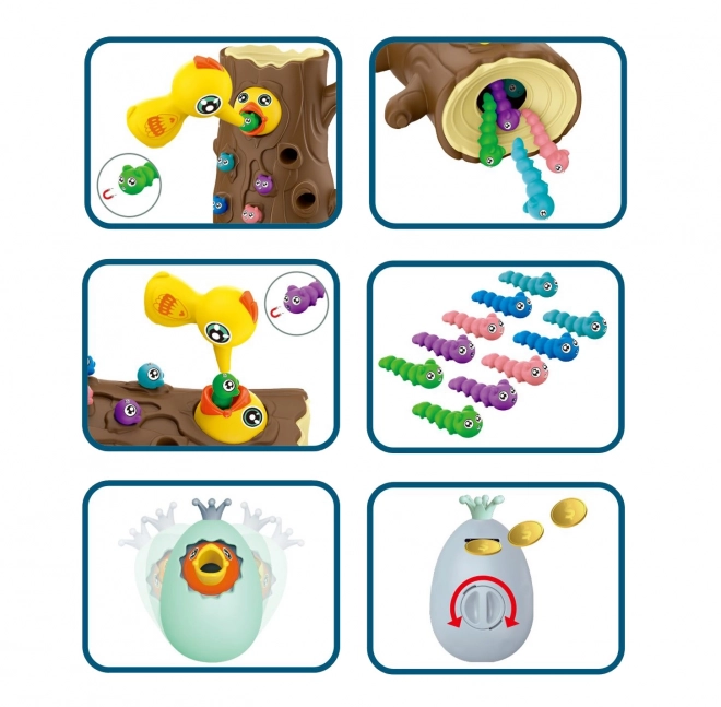Catch the Bug Game with Wobble Egg Toy