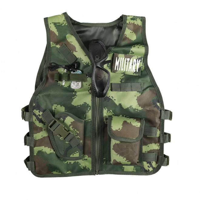 Child Military Vest Set with Accessories