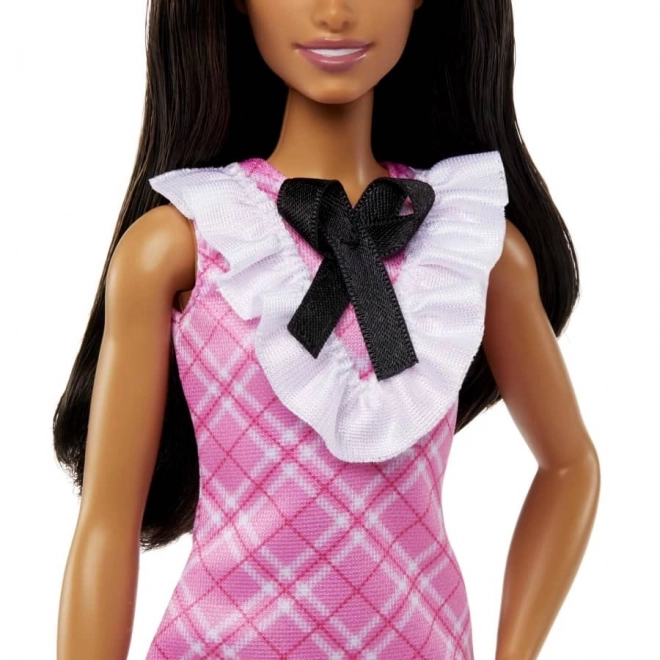 Barbie Fashionistas Doll in Pink Plaid Dress