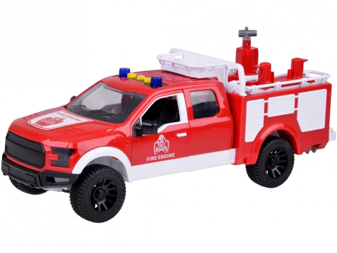 Fire Truck with Rotating Hose and Sounds