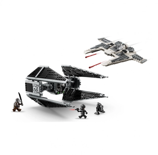 Mandalorian Fang Fighter vs. TIE Interceptor LEGO Set