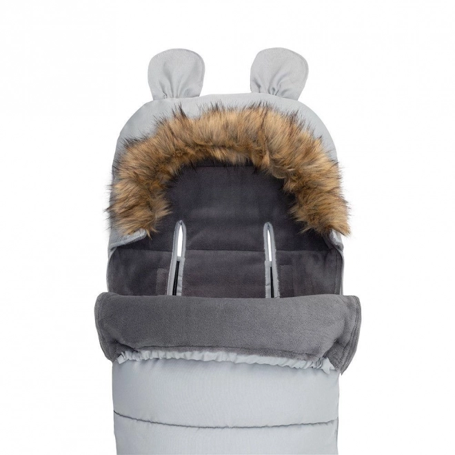 winter footmuff Momi gray