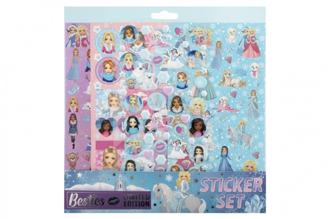 Girls Winter Theme Stickers