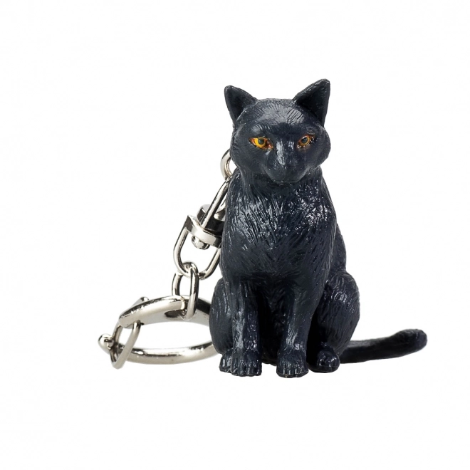 Mojo Black Cat Keychain