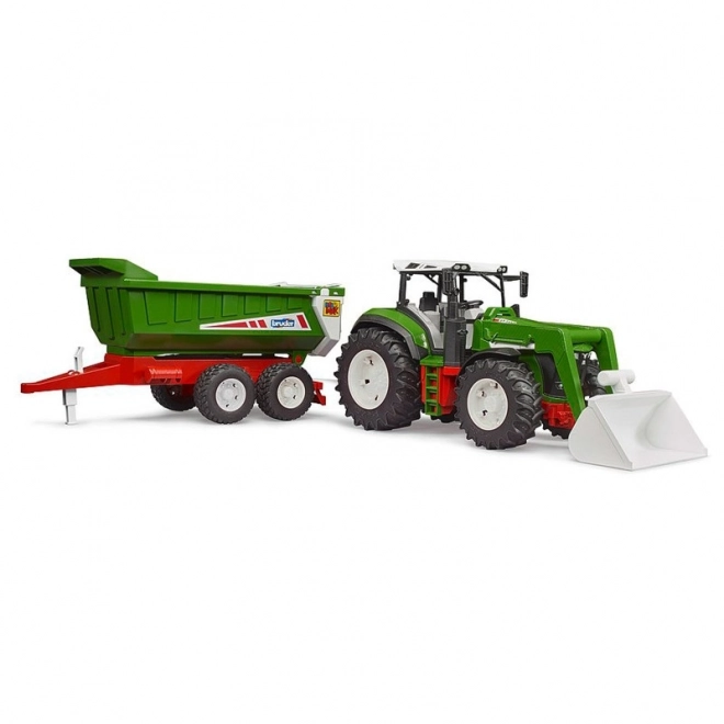 Bruder Roadmax Tractor with Front Loader and Trailer